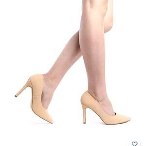 ELIZABET TANG POINTED TOE SLIP-ON HIGH HEEL STILETTOS SHOES